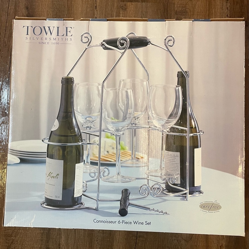 Towle Silver Smiths 6 - Piece Wine Set